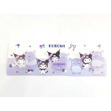 小禮堂 酷洛米 壓克力造型夾3入組 (巴庫款)