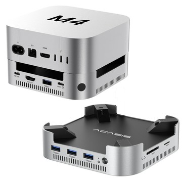 (台灣出貨)ACASIS12合1 10Gbps Mac mini擴充底座M.2硬碟盒DP65W不含Mac mini主機