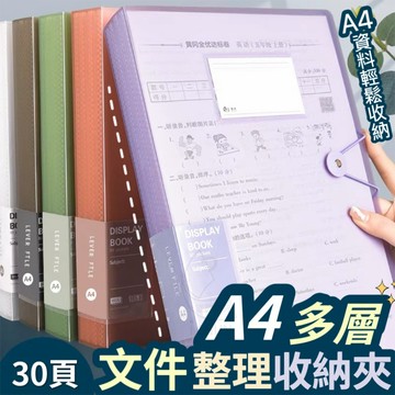 現貨! A4 多層文件夾 整理 收納夾 琴譜夾 獎狀收納 豎式 文件收納 考卷收納 學生用具 辦公室 文件夾 資料夾