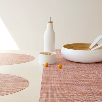 美國chilewich 迷你網籃編織-肉桂紅 抗菌環保餐墊