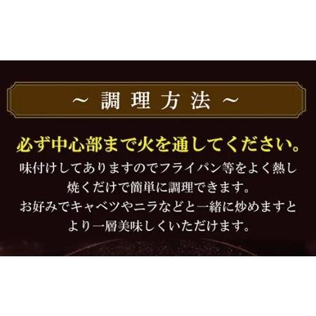 ふるさと納税 2.1kg （300g×7P） 国産豚（雲仙市産の豚）100%使用 味付け済み 長崎県雲仙市