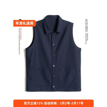 爸爸夏裝薄款馬甲男中老年春夏寬松坎肩老年人爺爺背心中年男裝