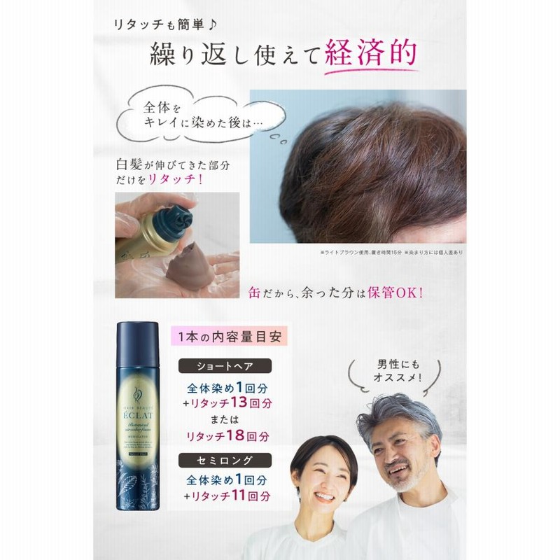 Amazon | ヘアボーテエクラ ボタニカルエアカラーフォームEX