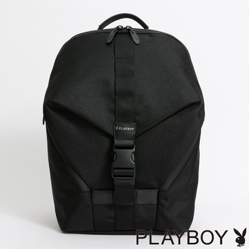 PLAYBOY - 後背包  Space系列 - 黑色/141-1701-09-8