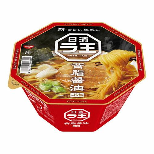 日清食品 ラ王 背油醤油 カップ 112g ×12 メーカー直送