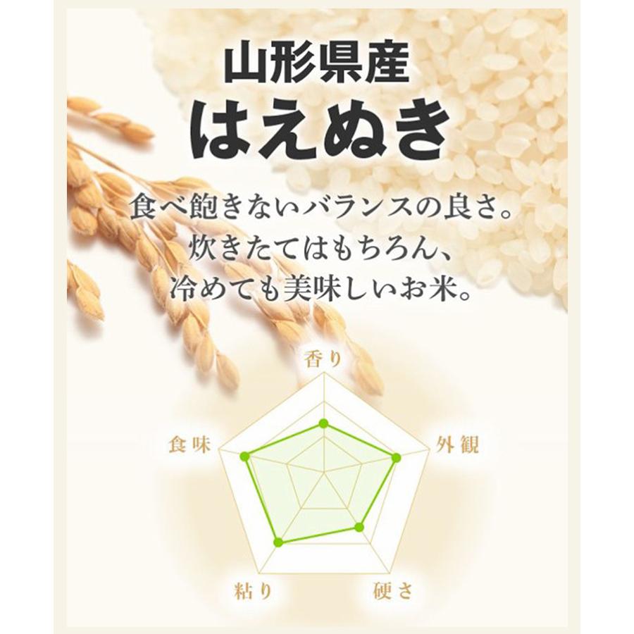 米 はえぬき 山形県産 5kg 精米 お米 白米 白ご飯 ごはん お弁当 おにぎり 常温便 同梱不可 指定日不可 産直