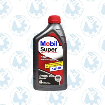 《油工坊》 【整箱12罐】Mobil 美孚 Super 5000 5W30 合成 機油 SP GF-6A 原廠 有贈品