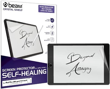 BEAM iPad Pro 12.9" 自我修復+類紙膜螢幕保護貼通用 (超值2入裝)