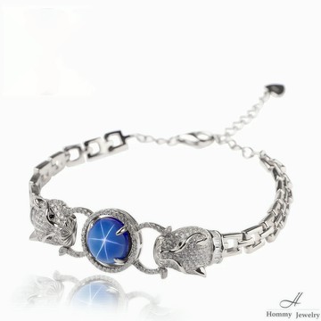 時尚鑽豹｜藍寶石手鍊