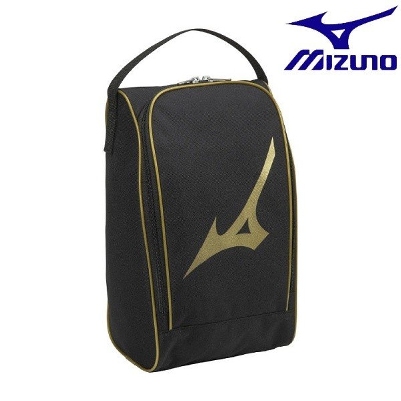 ◇◇送料無料 メール便発送 【クリアランス】【返品・交換不可】 ＜ミズノ＞ MIZUNO シューズケース 1FJK0021  (95：ブラック×ゴールド) 野球・ソフトボール 通販 LINEポイント最大0.5%GET | LINEショッピング