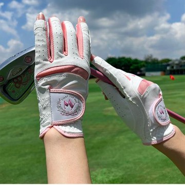MY高爾夫手套新款舒適透氣耐磨女士雙手golf手套露指運動時尚韓款