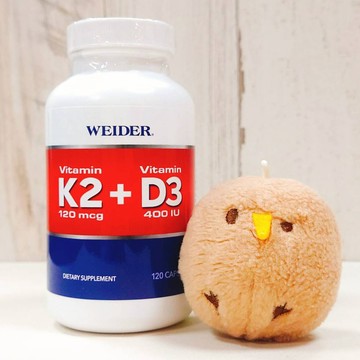 COSTCO 好市多 美國 威德 Weider 維生素 K2+D3 膠囊 120粒 維生素K 維生素D Vitamin