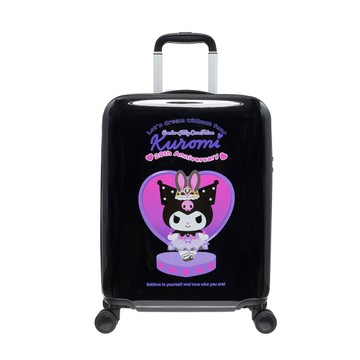 【Kuromi】酷洛米20週年20吋行李箱-黑色 BCKU24P20BK