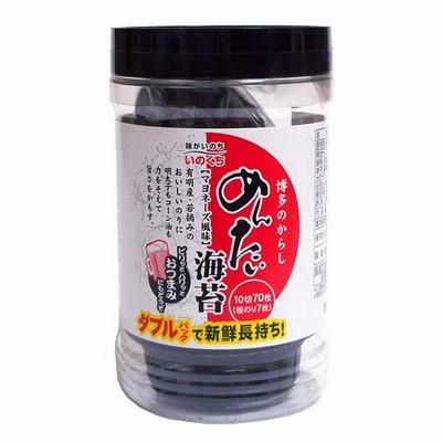 ★まとめ買い★　井口食品　辛子めんたい海苔容器10切70枚　×12個【イージャパンモール】