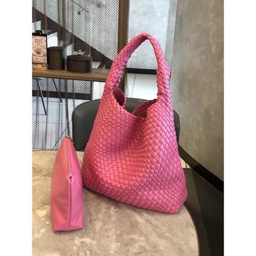 2025新款高級感手工編織包大容量通勤女包單肩托特包水桶子母包潮