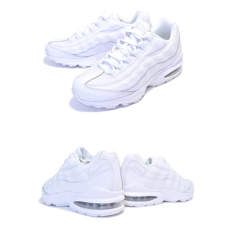 NIKE AIR MAX 95 (GS) white/white-metallic silver 905348-104 ナイキ