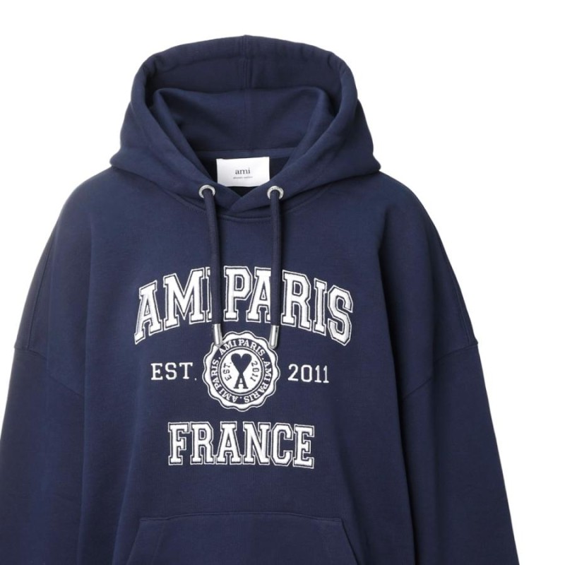 アミ AMI ALEXANDRE MATTIUSSI パーカ AMI PARIS FRANCE HOODIE