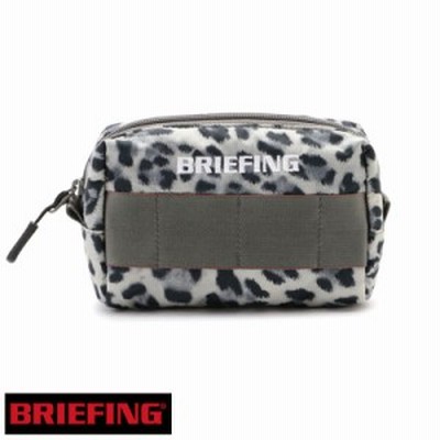 ポイント10倍 ブリーフィング ゴルフ ファスナーポーチ レオパード M BRIEFING GOLF MK POUCH LEOPARD M BRG201G37  ナイロン 軽量 BRIEF