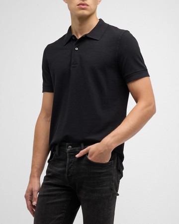 Men's Cotton Pique Polo Shirt