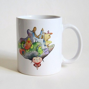 負面思考小姐 咖啡杯/馬克杯