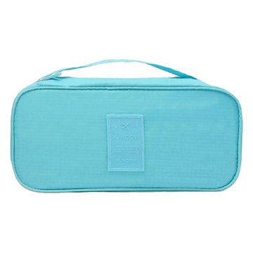 FANCY LIFE 旅行收納內衣褲袋 天藍色 輕巧便攜  14 x 12 x 27cm