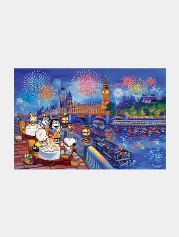 泰晤士河畔/1008片/查爾斯．舒茲/史努比/夜光