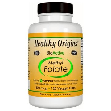 Methyl Folate 120 Veg Caps by Healthy Origins