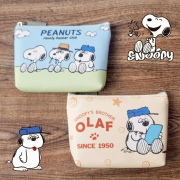 天藍小舖-史努比皮質造型零錢包-共2色-$150【A11115771】