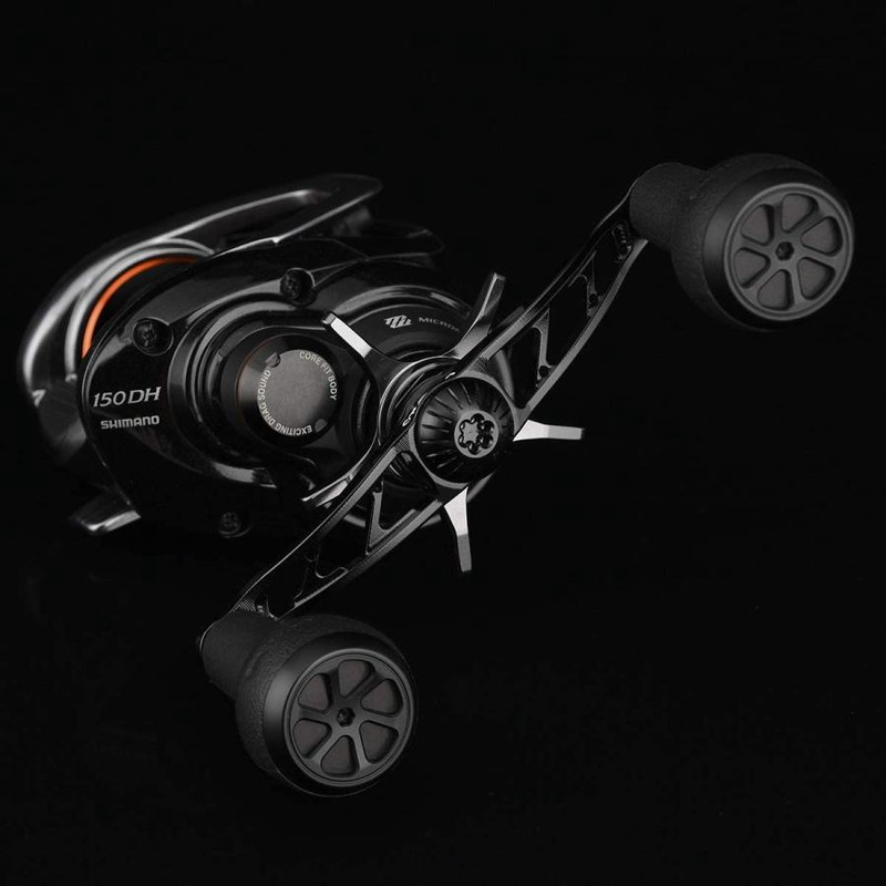 SHIMANO scorpionXTベイトリール レッド ダブルハンドル シマノ 初代スコーピオンメタニウムXT 赤メタ ベイトリール