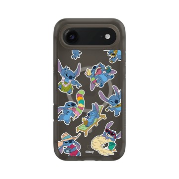 iPhone Air AirX 本質黑 - 迪士尼-史迪奇 Disney Stitch - 貼紙系列-夏威夷舞蹈