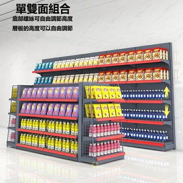 【朝川】貨架 展示架 置物架 展示櫃 鐵架 超市 / 便利店 / 藥店 / 百貨店