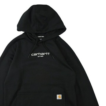 【毒】剩黑色 經典百搭 Carhartt 薄帽T 刷毛 現貨 長袖 連帽T 上衣 卡哈 現貨 帽T 大尺碼 @1694