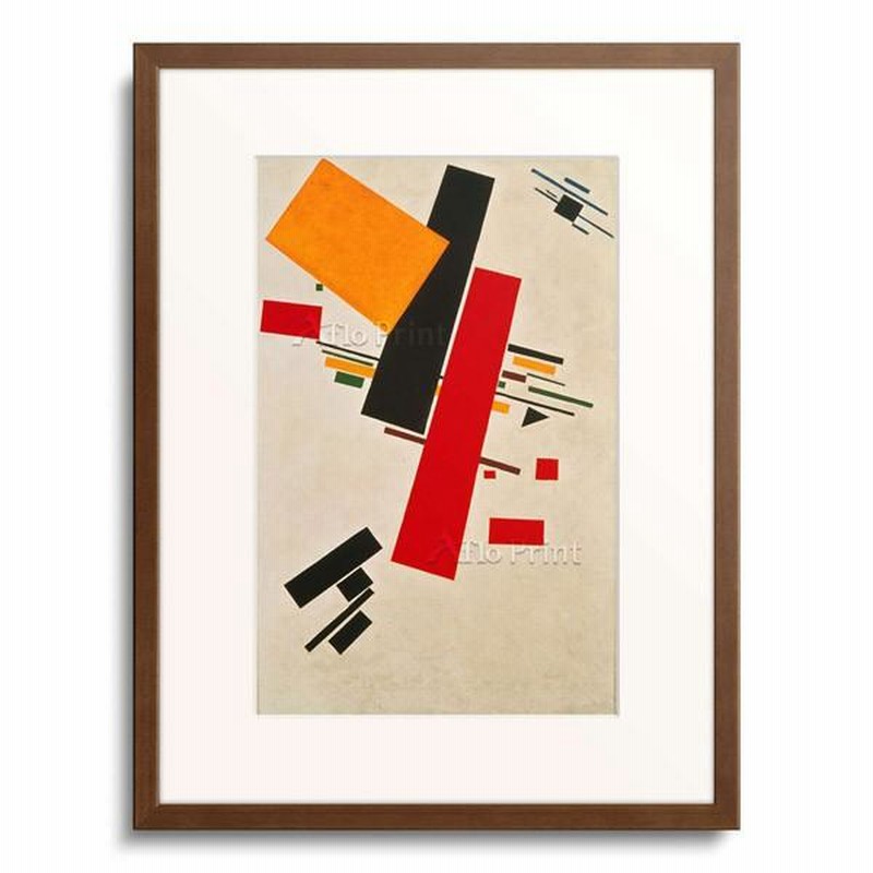 マレーヴィチ「Suprematism」 【フレームサイズ38cm × 29cm】 マレーヴィチ「Suprematism」 【フレームサイズ38cm × 29cm】