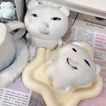 桃園出貨✨sakuya抽象搞怪表情包玩偶可愛龍圖毛絨公仔包包掛件送朋友禮物