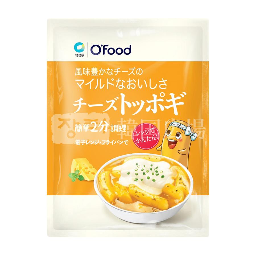 O'Food トッポキ (チーズ味 袋) 140g   韓グルメ旅 韓国食品 韓国餅