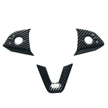 適用於特斯拉換新版modely/3方向盤按鍵貼保護貼片內飾改裝內飾
