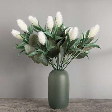 ⭐台灣現貨⭐仿真兔尾草 種子植物 乾燥花材 不凋花 永生花 仿真花 乾燥花 拍照道具 花材 原色兔尾草 蘆葦草 居家裝飾