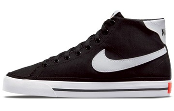COURT LEGACY CANVAS MID BLACK WHITE