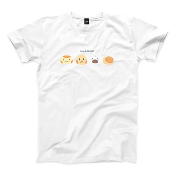 麵龜與好朋友的臉 - 中性版T恤 - 2色