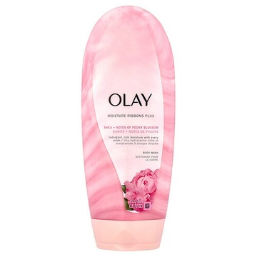 Olay, 美肌清爽沐浴露，乳木果 + 牡丹花香，18 液量盎司（532 毫升）