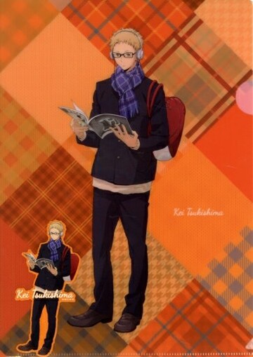 月島螢A4文件夾&模切貼紙SET～Autumn&Winter～排球少年！Animate限定