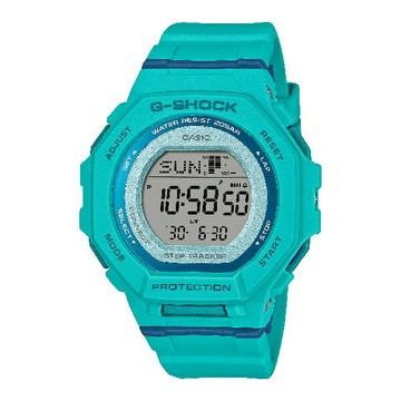CASIO卡西歐 G-SQUAD GMD-B300SC-2 休閒風格計算步數女士腕錶 藍綠色 43.8mm｜樂天領券現折★全館特惠中★指定刷卡回饋10%