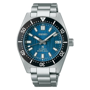 SEIKO 精工 PROSPEX 深藍冰川 200m機械潛水錶  冰川藍
