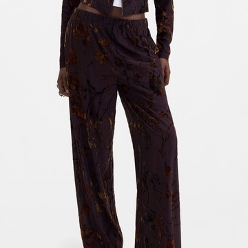 Desigual 小巴黎植絨長褲