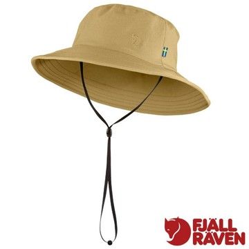 【Fjallraven 小狐狸】Abisko Sun Hat 輕量快乾遮陽帽.防曬帽.中盤帽.圓盤帽/77406-196 沙丘褐