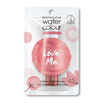 Mentholatum曼秀雷敦Water Color水彩潤唇膏-柔暮棕
