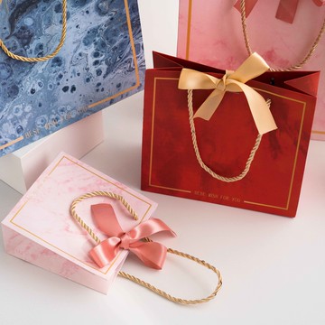 禮品包裝袋精致小袋子禮物禮品袋送男友小號幼兒園商務風生日男生