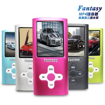 【B1824D】Fantasy 十字款插卡式1.8吋彩色螢幕 MP4隨身聽(加32G記憶卡)(送6大好禮)