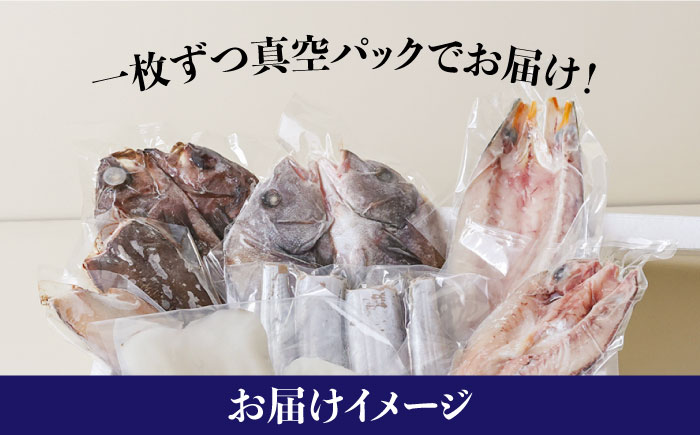 旬の干物 詰め合わせ 3～4種（6～8パック）×2セット   魚 干物 干もの セット   南島原市   ながいけ [SCH049]