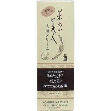 Nihonzakari Rice Bran Beauty Facial Cleansing Cream 100g